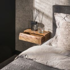 Alternative view of Nachtkastje Andre met 1 lade breed, set van twee